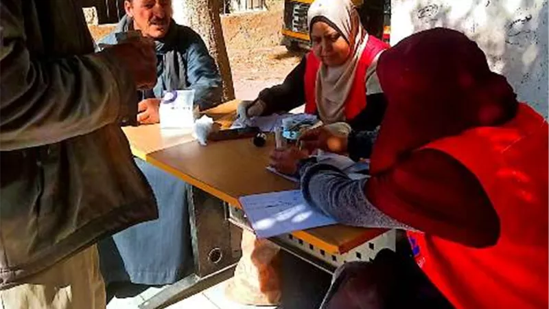 قافله سكانية بقرية الحجر المحروق بمسين الدلنجات