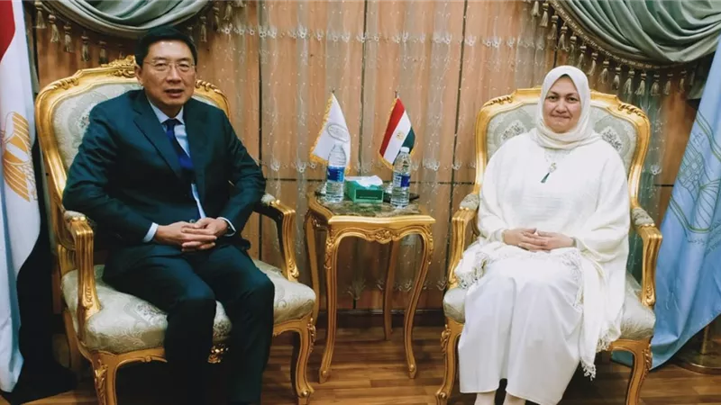 مستشارة شيخ الأزهر لشؤون الوافدين تستقبل سفير سنغافورة بالقاهرة
