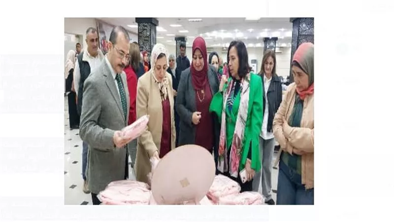 افتتاح معرض الملابس الخيري لطلاب جامعة بنها