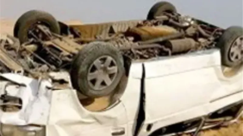 إصابة 5 إثر انقلاب ميكروباص بمنشأة القناطر