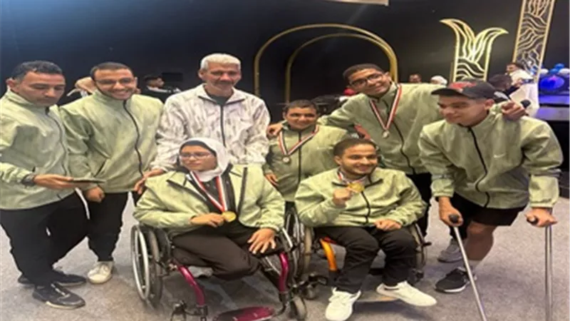 4ذهبيات وفضيتان..حصيلة مشاركة ذوي الهمم بجامعة عين شمس ببطولة الجامعات