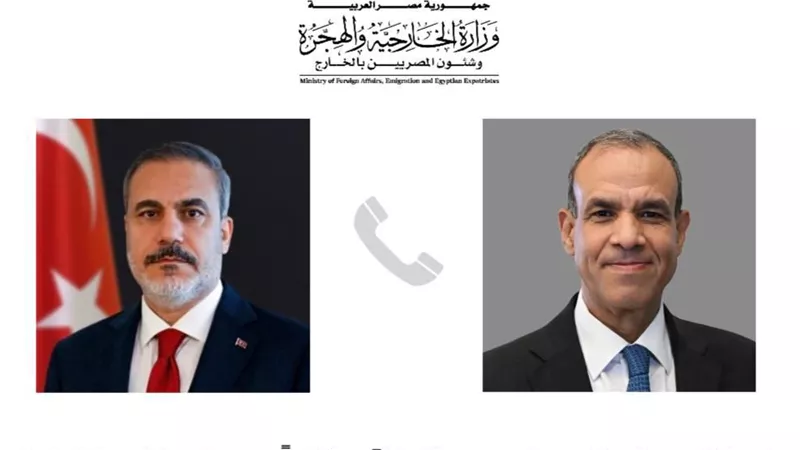 الخارجية : اتصال هاتفي بين وزير الخارجية والهجرة ونظيره التركي