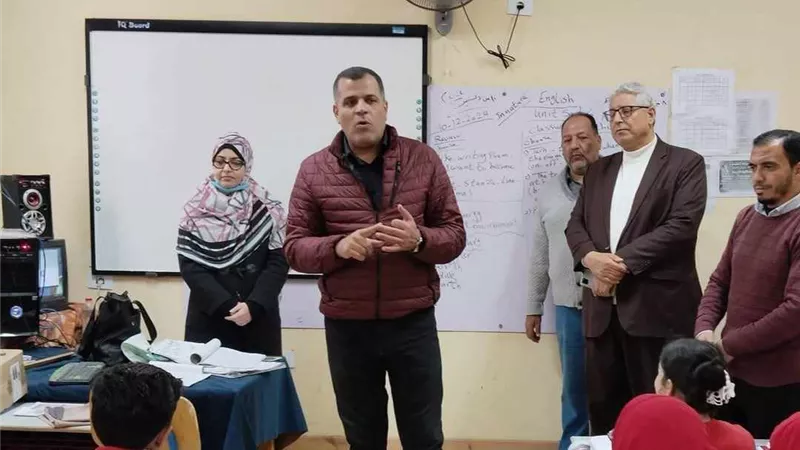 وكيل تعليم دمياط يواصل جولاته المفاجئة بالمدارس