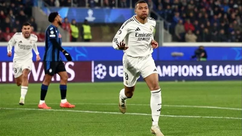 أتالانتا يتعادل مع ريال مدريد بهدف في الشوط الأول