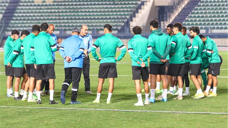 المصري بدأ تدريباته استعدادًا لمواجهة الزمالك فى الكونفيدرالية