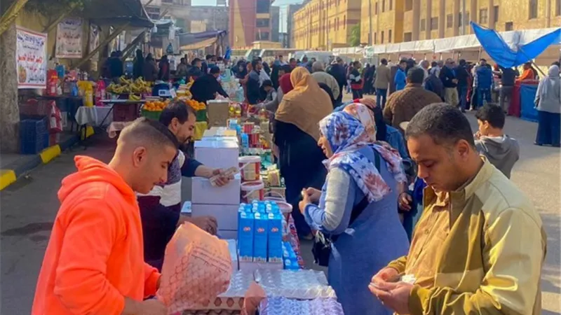 نسخة جديدة لسوق اليوم الواحد بمنطقة المتراس غرب الاسكندرية