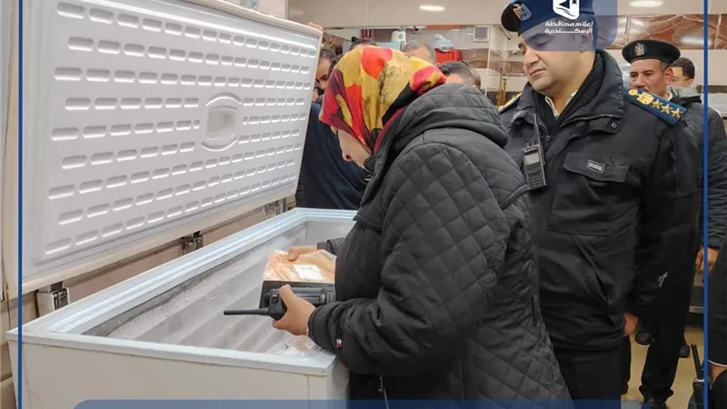 ضبط ومراقبة الاسواق وفرض سيادة القانون فى حملات المنتزة