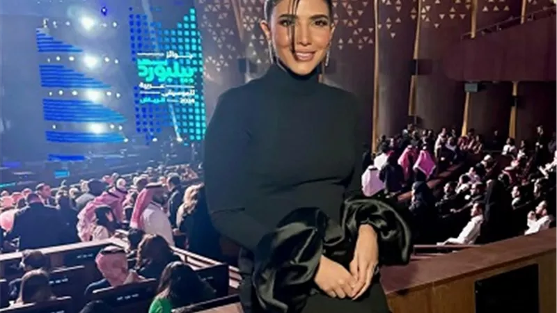بفستان أسود .. ريم سامى تلفت الأنظار من مهرجان البحر الأحمر