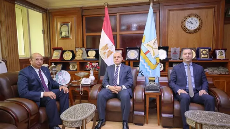 محافظ كفرالشيخ يستقبل رئيس فرع هيئة الرقابة الإدارية بالمحافظة