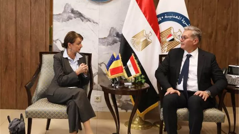 وزير البترول يبحث مع سفيرة رومانيا تعزيز التعاون المشترك