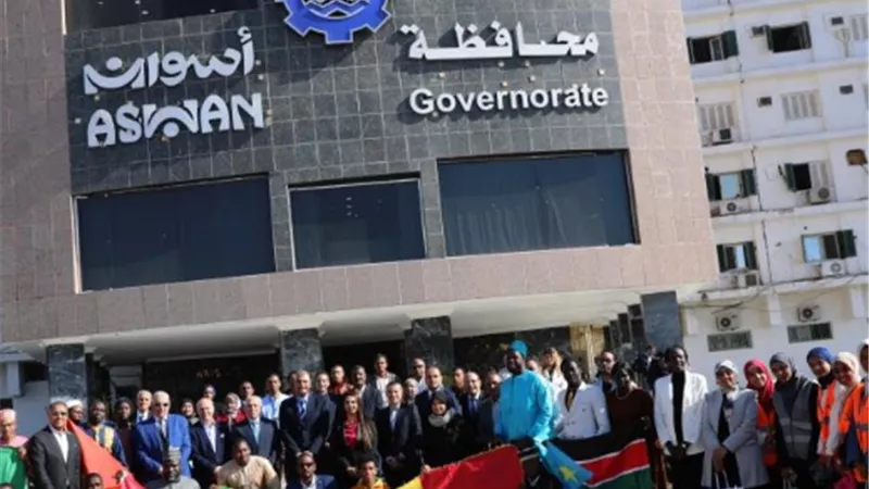محافظ أسوان يشهد الإحتفال باليوم العالمى للتصنيع الأفريقى