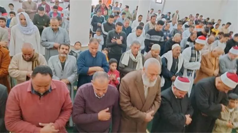 افتتاح مسجد ام خليل بالتمامة كفر الدوار