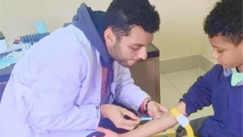 وكيل الشباب بكفر الشيخ يتابع الفحص الطبي للاعبى نادى ميت علوان
