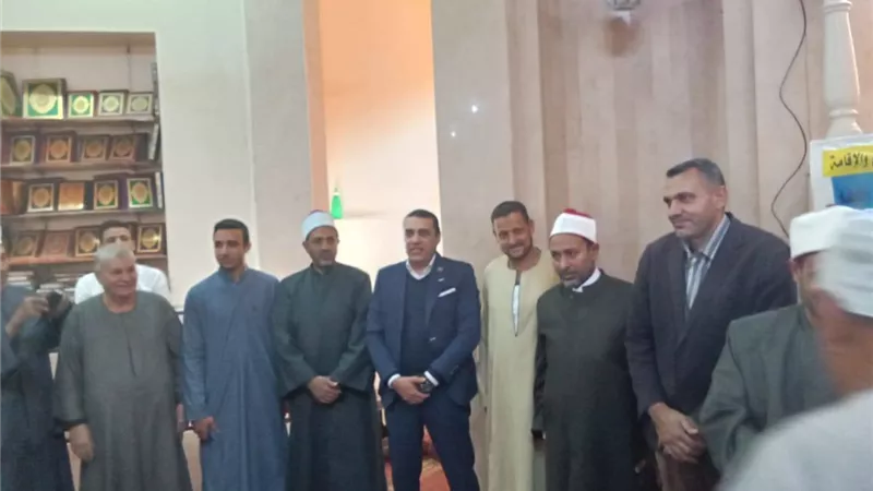 افتتاح مسجد الهدي بقرية كازولا زاوية مبارك كوم حماده