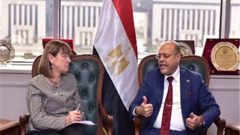 وزير العمل يبحث سبل التعاون مع المنسق المقيم للأمم المتحدة بمصر