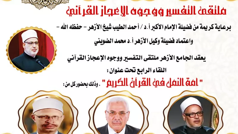 لقاء التفسير بالجامع الأزهر 