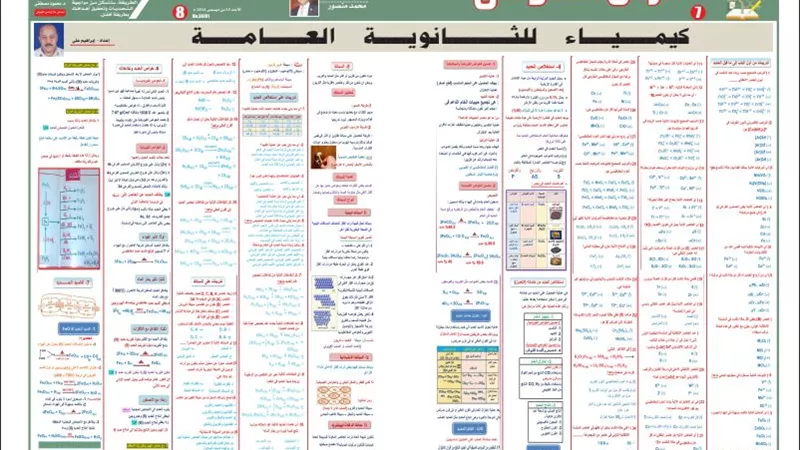 50 سؤالا في الكيمياء لـ الثانوية العامة 2025 .. مش هتقدر تفوتها