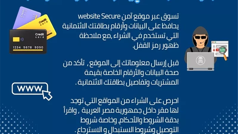 جهاز حماية المستهلك يوجه تحذير الى المواطنين بشأن بيانات البطاقات البنكية