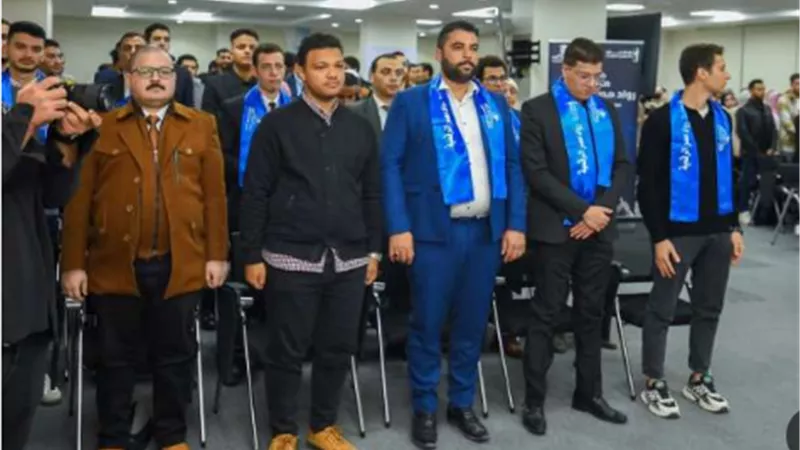 تخريج الدفعة الأولى من طلاب جامعة بني سويف