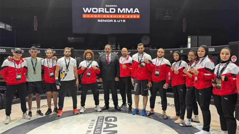 منتخب مصر يحصد 10 ميداليات ببطولة العالم للفنون القتالية المختلطة