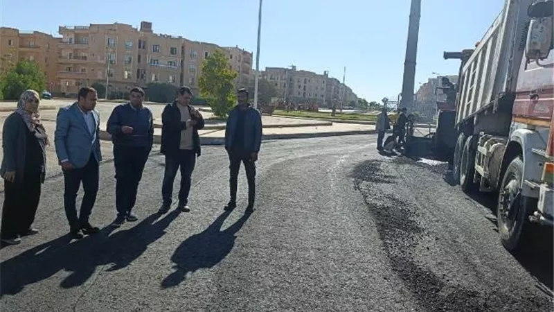 شاهد بالصور أحدث مشروعات الطرق الجديدة فى مدينة الشروق