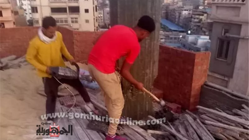 إزالة المباني المخالفة بدمياط