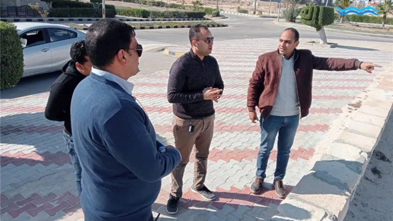 رئيس جهاز القري السياحية يتفقد أعمال رفع الكفاءة بمارينا