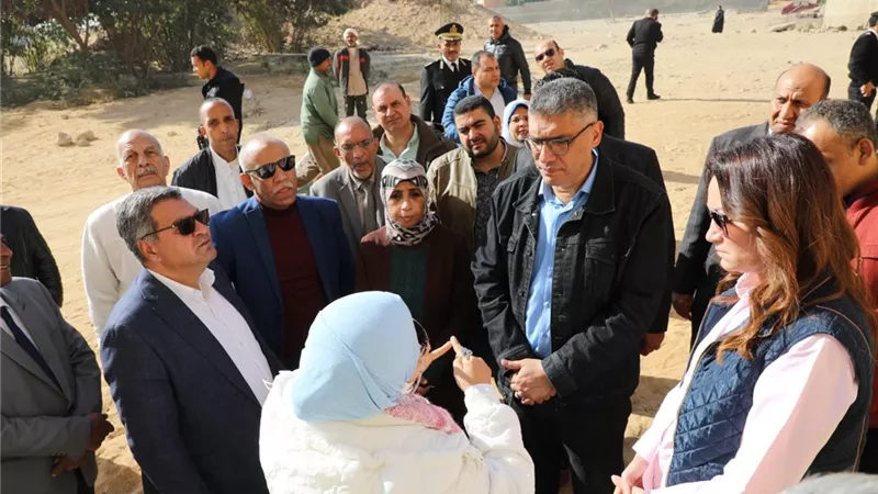 محافظ الجيزة يتفقد أعمال التطوير بمحيط المتحف المصري الكبير