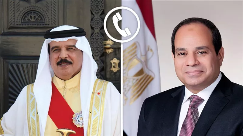 الرئيس السيسي وملك البحرين يؤكدان حرصهما على ضرورة الحفاظ على استقرار سوريا ولبنان