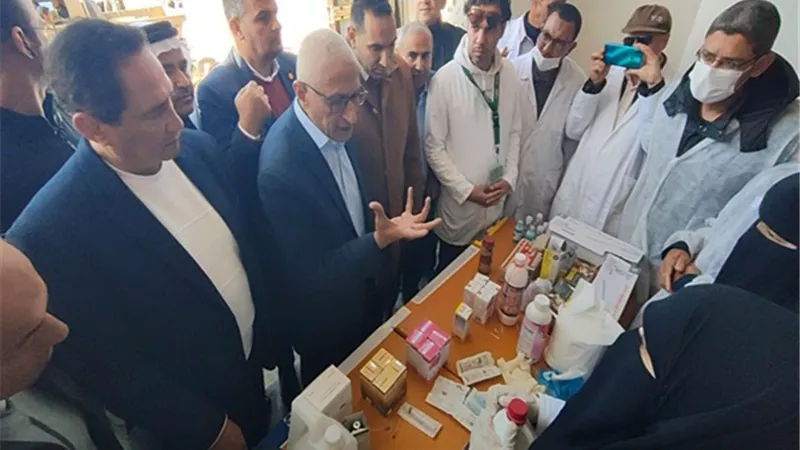 محافظ شمال سيناء يشهد انطلاق قافلة تنوير جنوب رفح