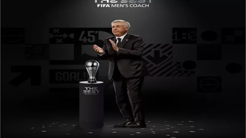 ذا بيست| أنشيلوتي يحصد جائزة أفضل مدرب في العالم 2024