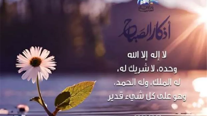 إشراقة إيمانية مع أفضل الذكر فى الصباح