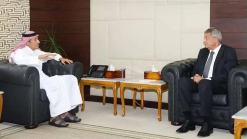 خالد عبدالعزيز يلتقي رئيس المؤسسة القطرية للإعلام