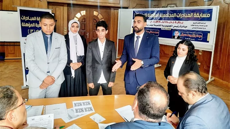 رئيس جامعة كفرالشيخ يعلن نتيجة مسابقة المبادرات المجتمعية المؤهلة
