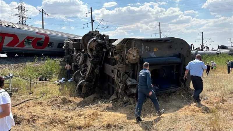 إصابة خمسة أشخاص جراء اصطدام قطارين في شمال غرب روسيا