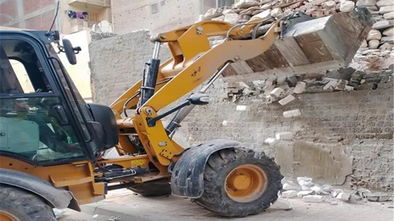 حملات ازالة للبناء المخالف والتعديات على اراضى الدولة بالاسكندرية