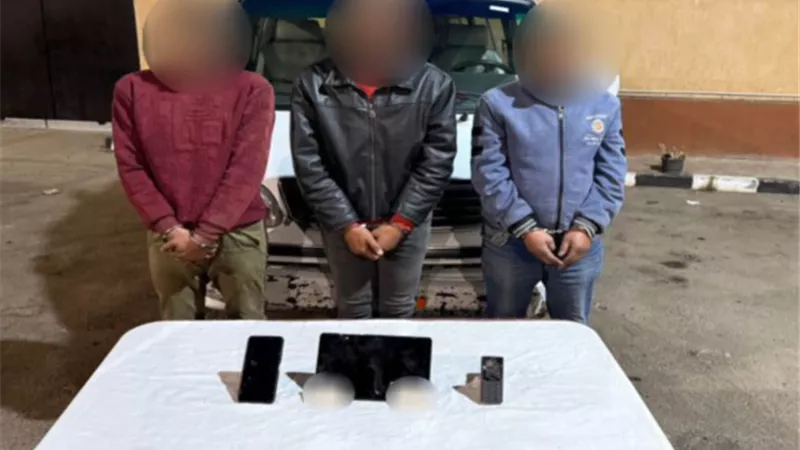 ضبط عصابة سرقة متعلقات المواطنين بالسويس