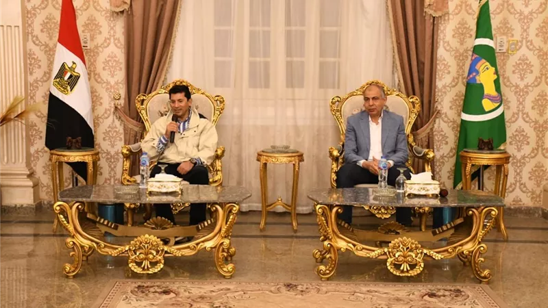 وير الرياضة يلتقي أعضاء مجلسي النواب والشيوخ بالمنيا