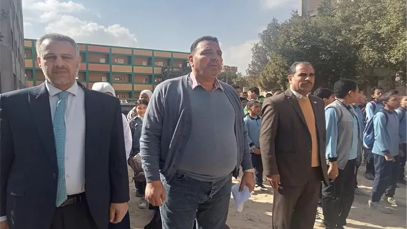 انتظام الدراسة بمدرسة الجبل الأصفر بالخانكة