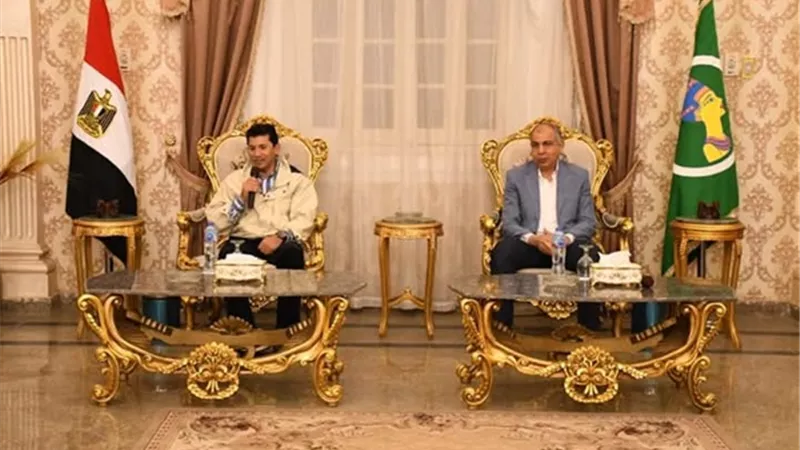 وزير الرياضة يلتقي أعضاء مجلسي النواب والشيوخ بالمنيا
