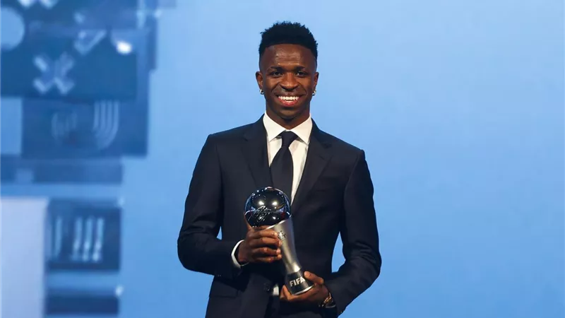 فينيسيوس يتصدر الترتيب النهائي لجائزة أفضل لاعب فى العالم
