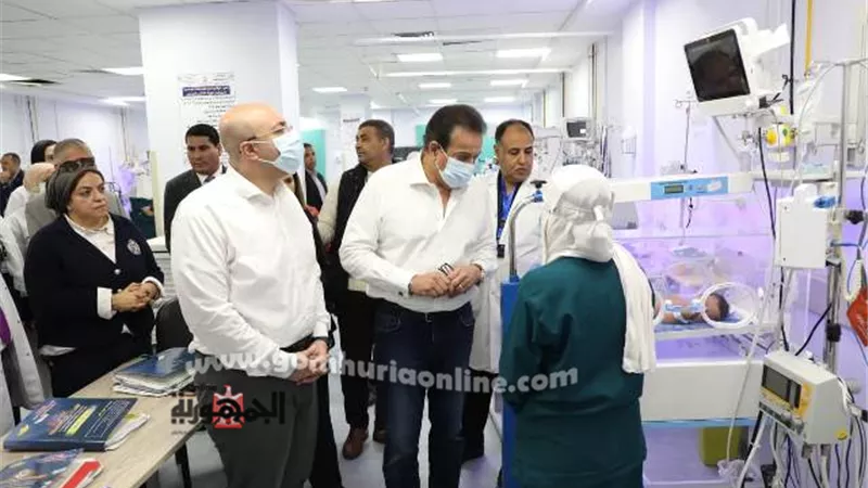 نائب رئيس الوزراء ومحافظ بني سويف يتفقدان مستشفى إهناسيا