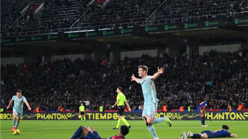 ترتيب الدوري الإسباني بعد هزيمة برشلونة أمام أتلتيكو مدريد