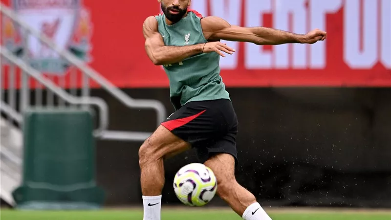 لا يُخطئ أمام الشباك .. شاهد محمد صلاح من تدريبات ليفربول