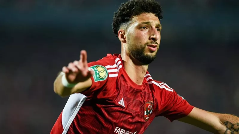 وسام أبو علي يخطف هدف التعادل للأهلي أمام شباب بلوزداد - شاهد