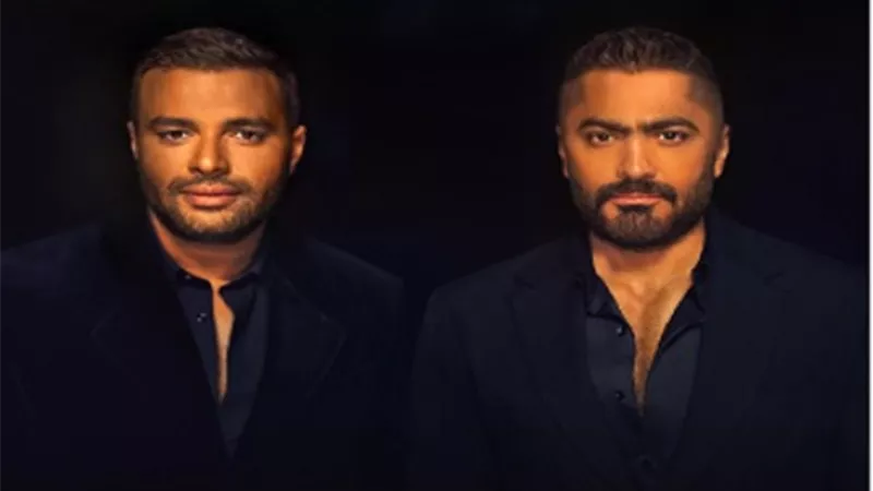 بمشاركة رامى صبرى.. تامر حسني يروج لدويتو 
