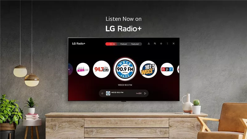 LG Radio+ تقدم لمستخدمي تلفزيونات إل جى الذكية امكانية الاستماع المجاني إلى مجموعة واسعة من البودكاست والمحطات