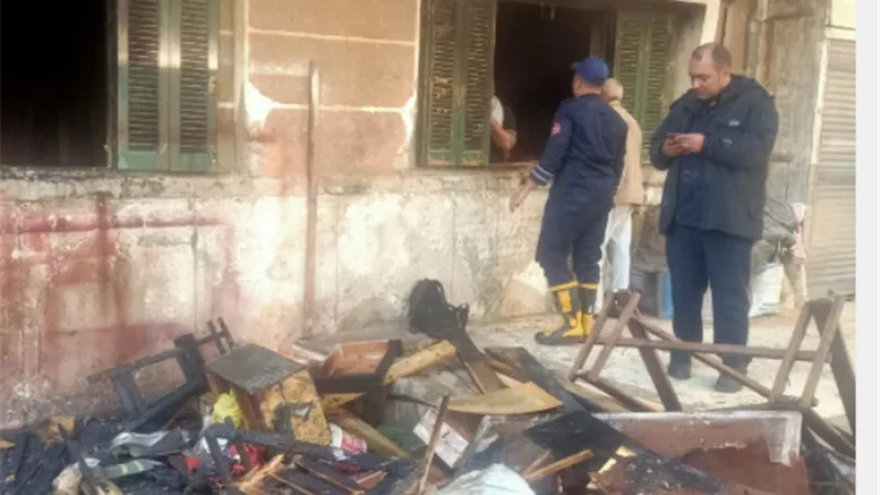 السيطرة على حريق شقة سكنية فى طوخ بالقليوبية