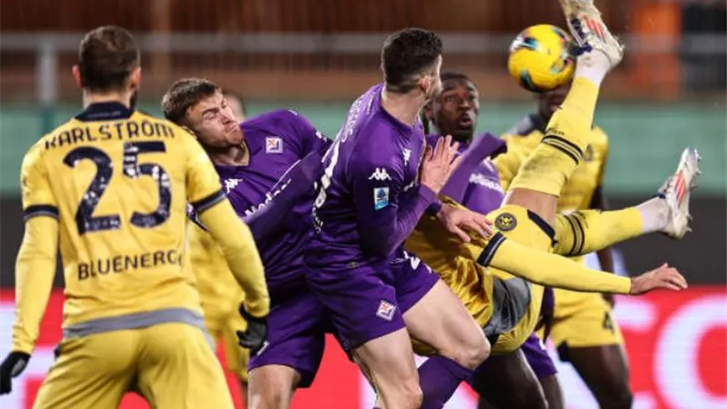 أودينيزى يهزم فيورنتينا بهدفين فى مباراة مثيرة بالدورى الإيطالى