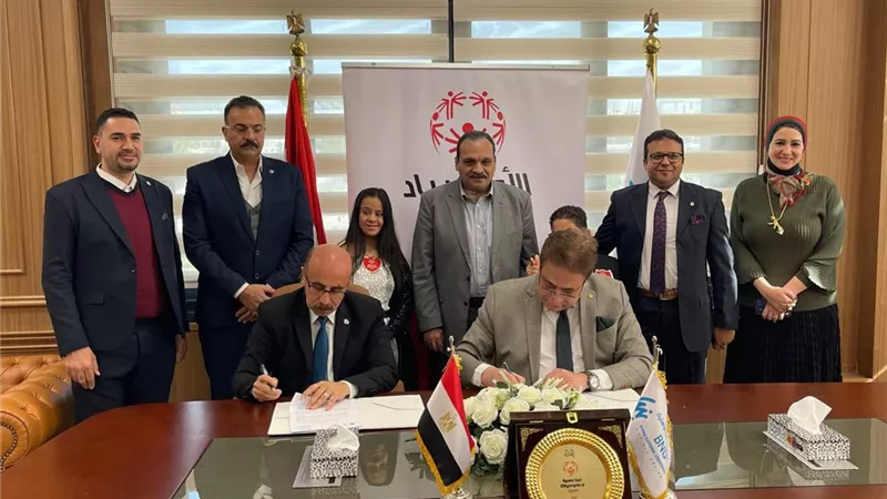 توقيع بروتوكول تعاون بين الأولمبياد الخاص المصري وجامعة بنها